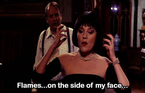 Madeline Kahn: flames on the side of my face