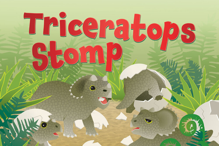 Triceratops Stomp by Karen Patkau